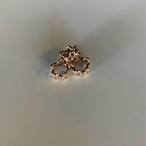 3 Golden space charms PANDORA